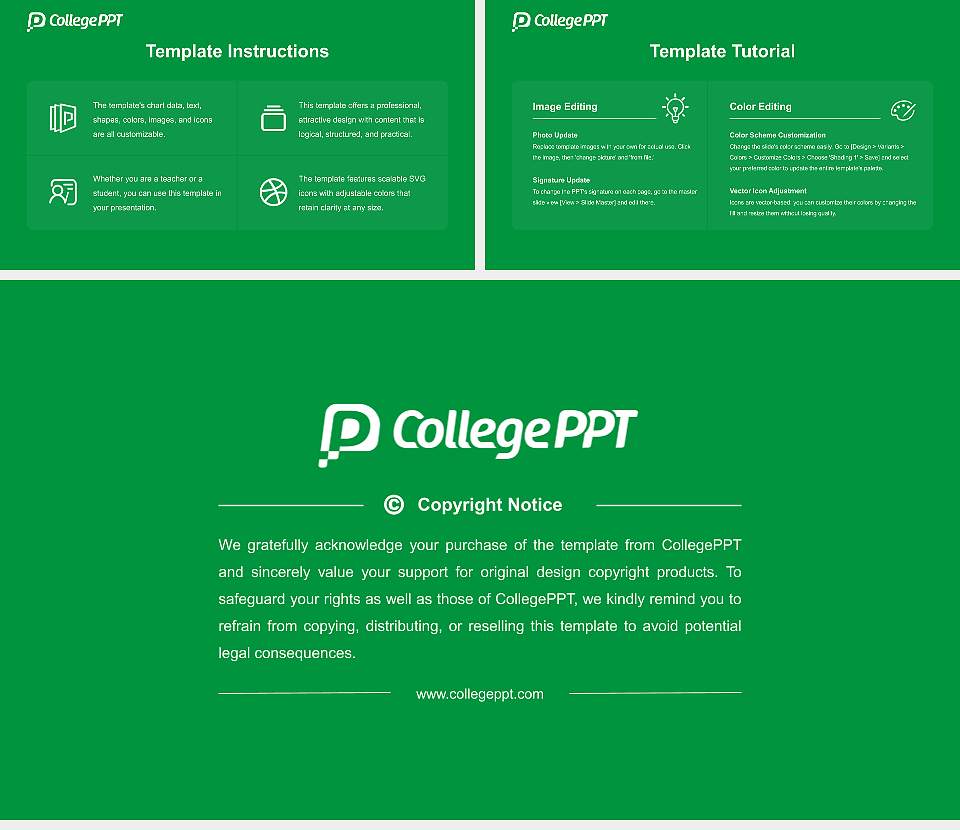 Seisa Dohto University Course/Courseware Creation PPT Template16:9 ratio PPT effect preview image5