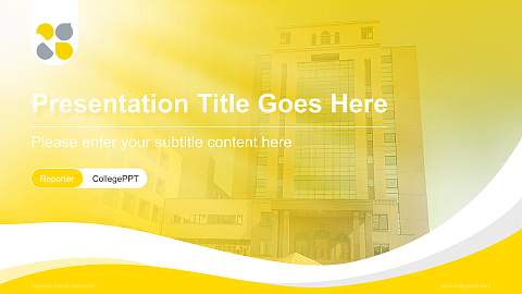 Sapporo Gakuin University Lecture Sharing and Networking Event PPT Template