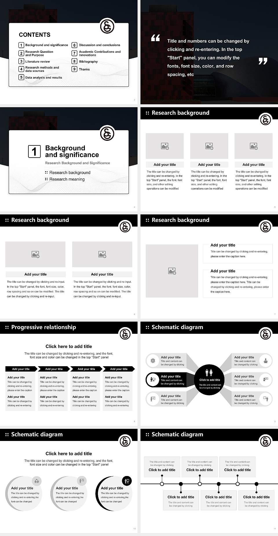Senzoku Gakuen College of Music Graduation Thesis Defense PPT Template4:3 ratio PPT effect preview image2