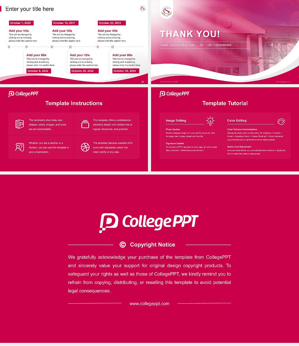 Shikoku Gakuin University Lecture Sharing and Networking Event PPT Template16:9 ratio PPT effect preview image4