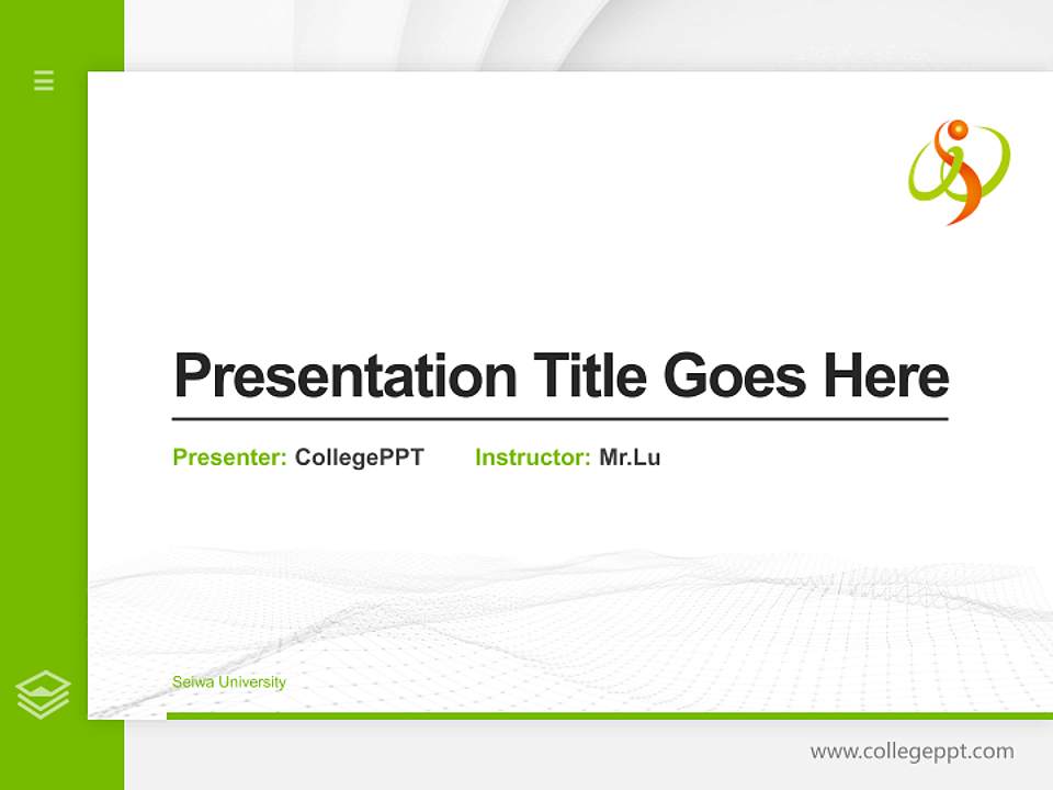 Seiwa University Thesis Proposal/Graduation Defense PPT Template4:3 ratio PPT effect preview image5