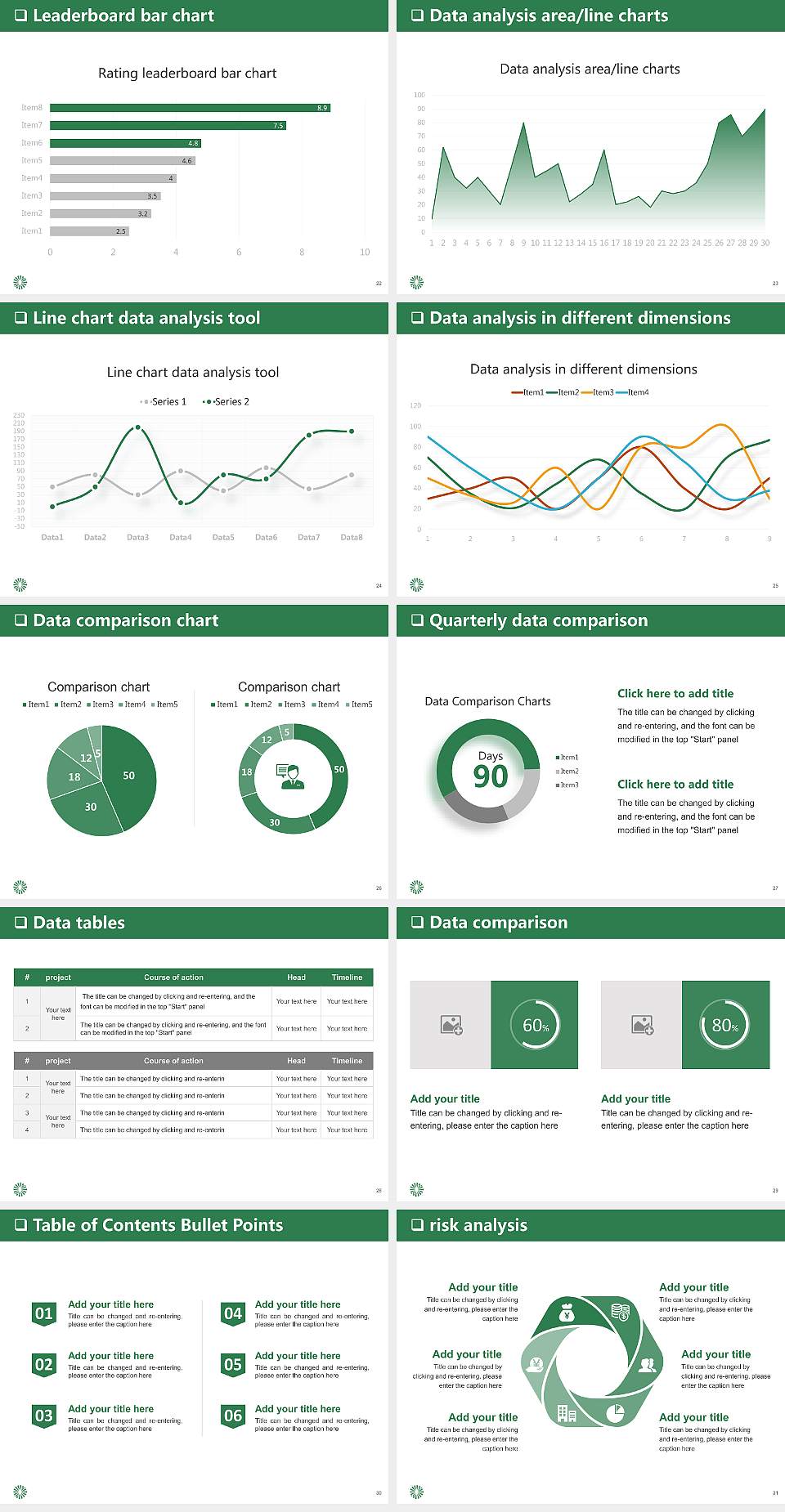 Shizuoka Professional University of Agriculture General PPT Template4:3 ratio PPT effect preview image4