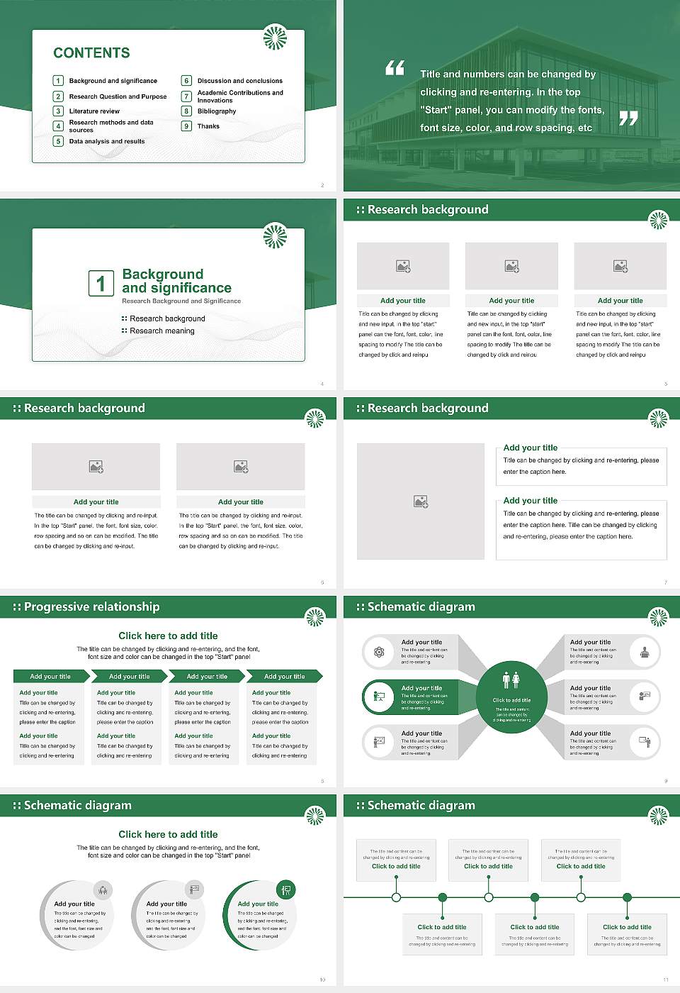 Shizuoka Professional University of Agriculture Graduation Thesis Defense PPT Template16:9 ratio PPT effect preview image2