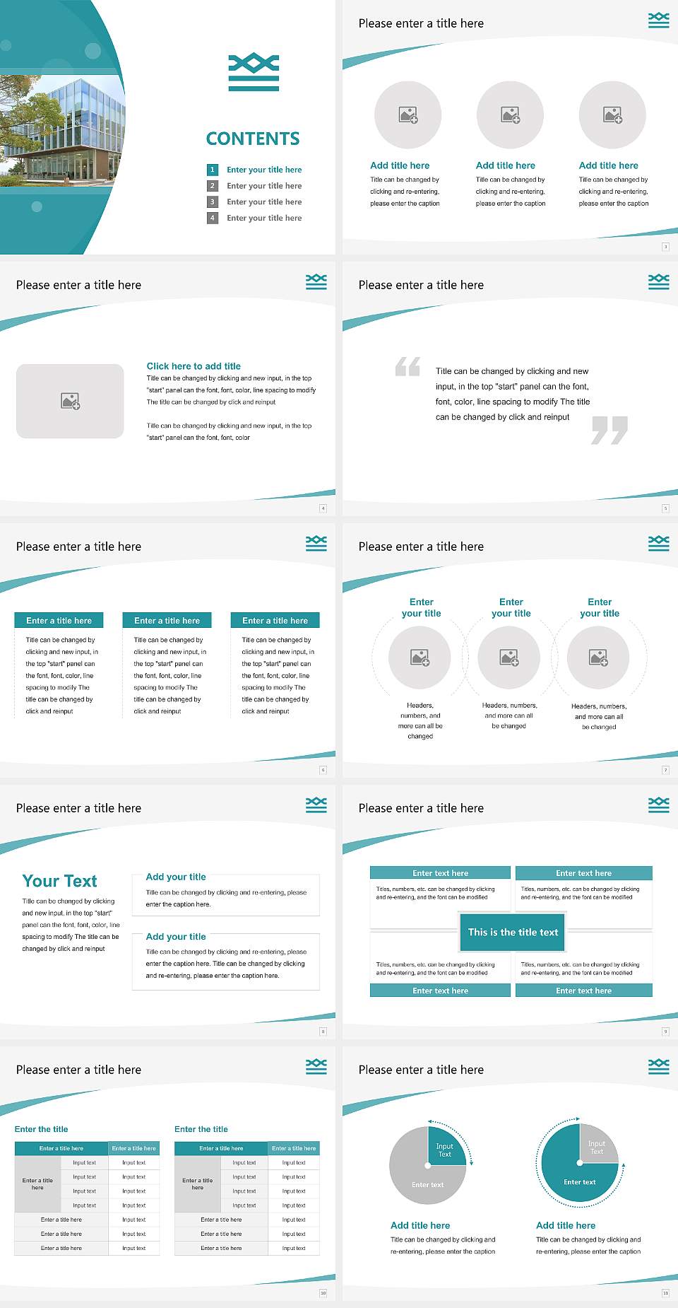 Shigakkan University Course/Courseware Creation PPT Template4:3 ratio PPT effect preview image2