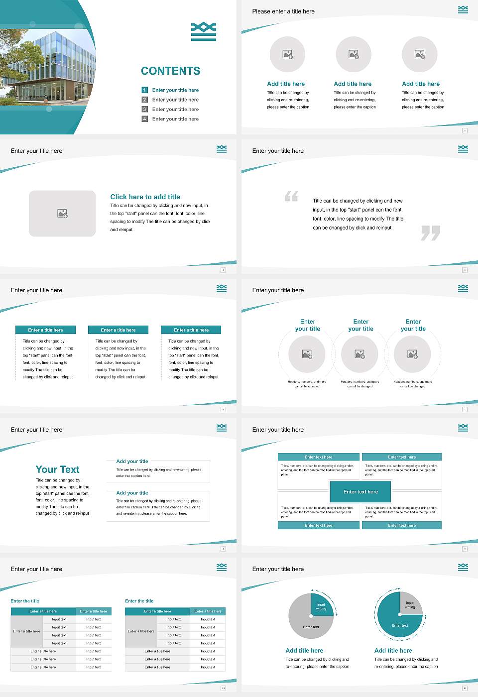 Shigakkan University Course/Courseware Creation PPT Template16:9 ratio PPT effect preview image2