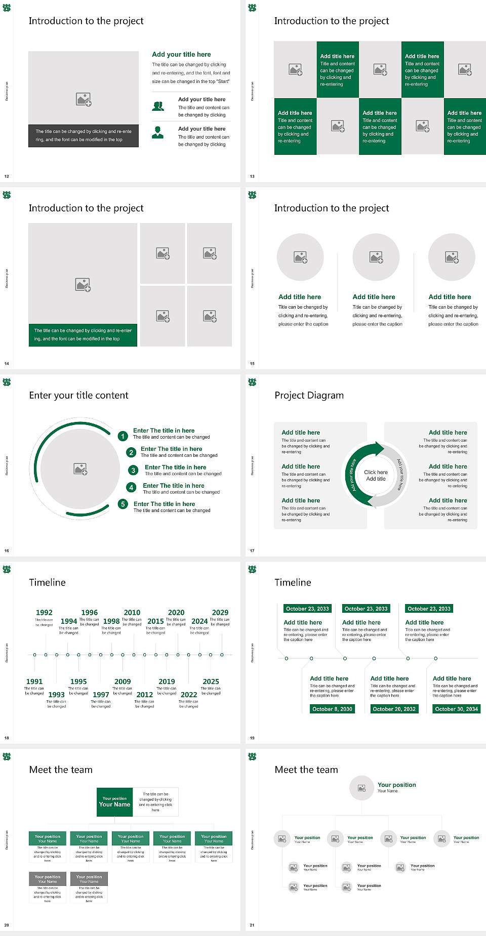 Seinan Gakuin University Competition/Entrepreneurship Contest PPT Template4:3 ratio PPT effect preview image3