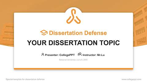 Setsunan University Graduation Thesis Defense PPT Template