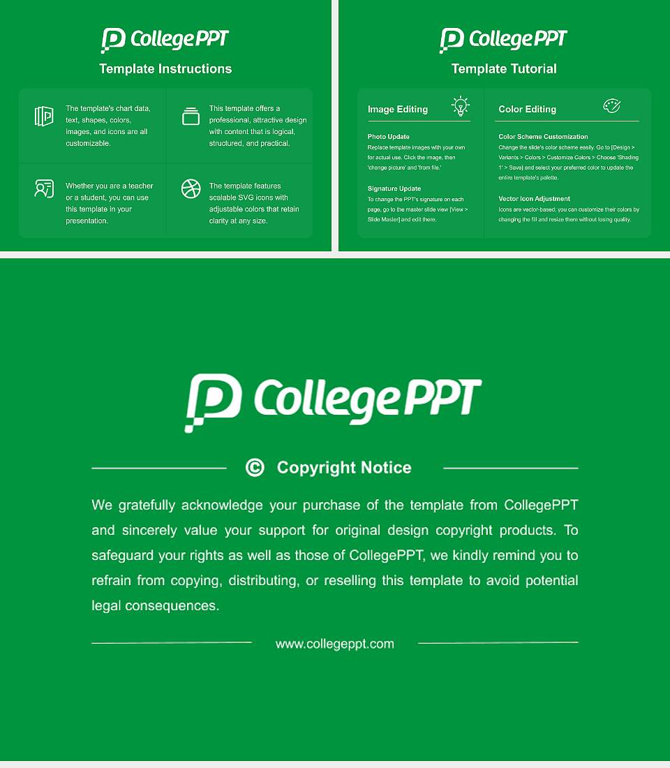 Seisa Dohto University Course/Courseware Creation PPT Template4:3 ratio PPT effect preview image5