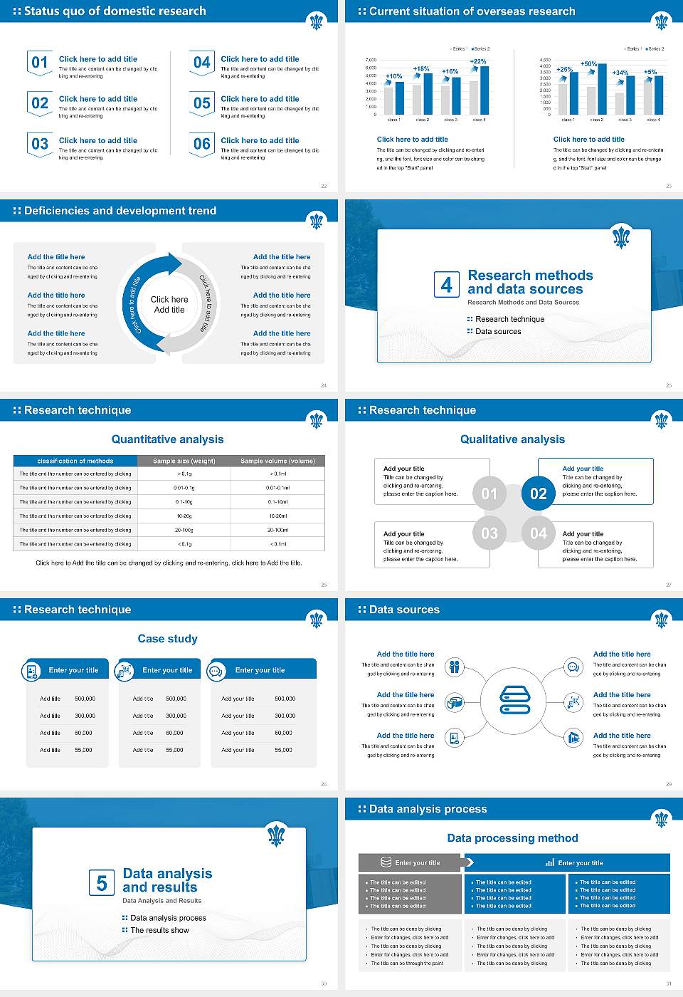 Shirayuri University Graduation Thesis Defense PPT Template16:9 ratio PPT effect preview image4