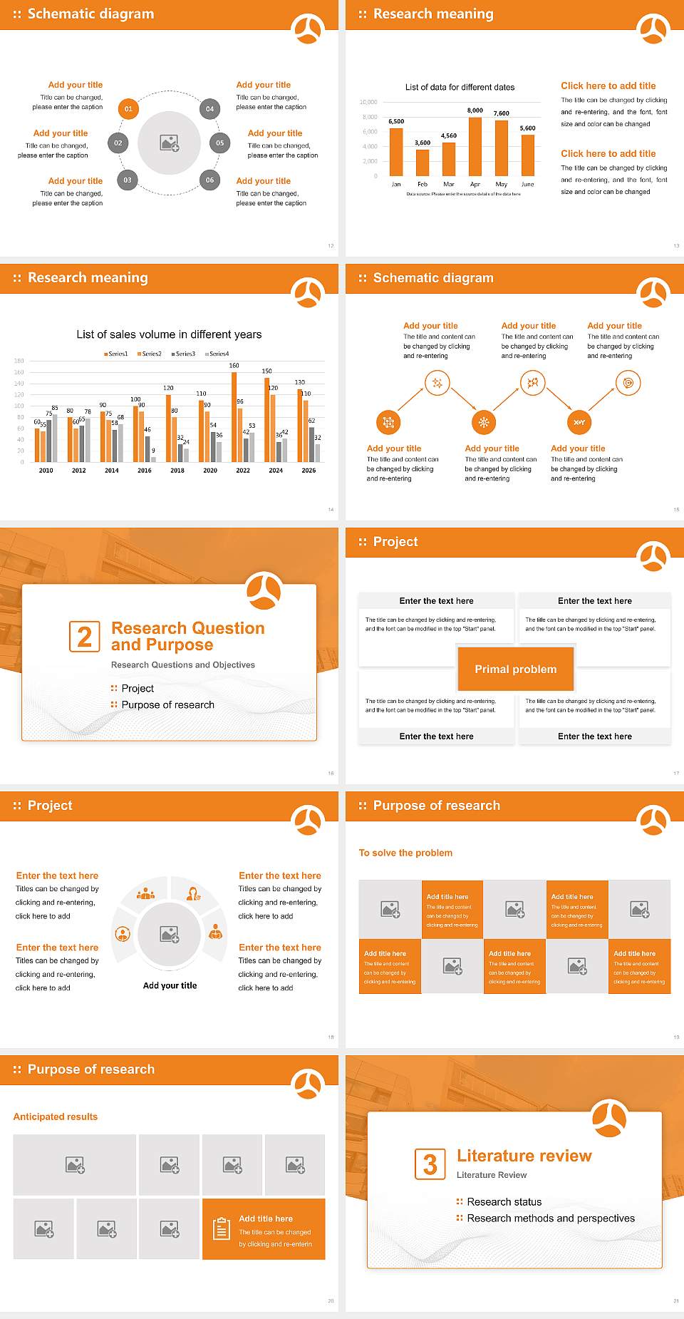 Shiseikan University Graduation Thesis Defense PPT Template4:3 ratio PPT effect preview image3