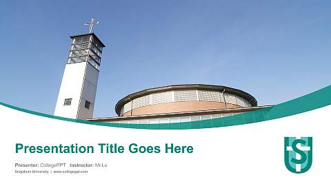 Seigakuin University Course/Courseware Creation PPT Template