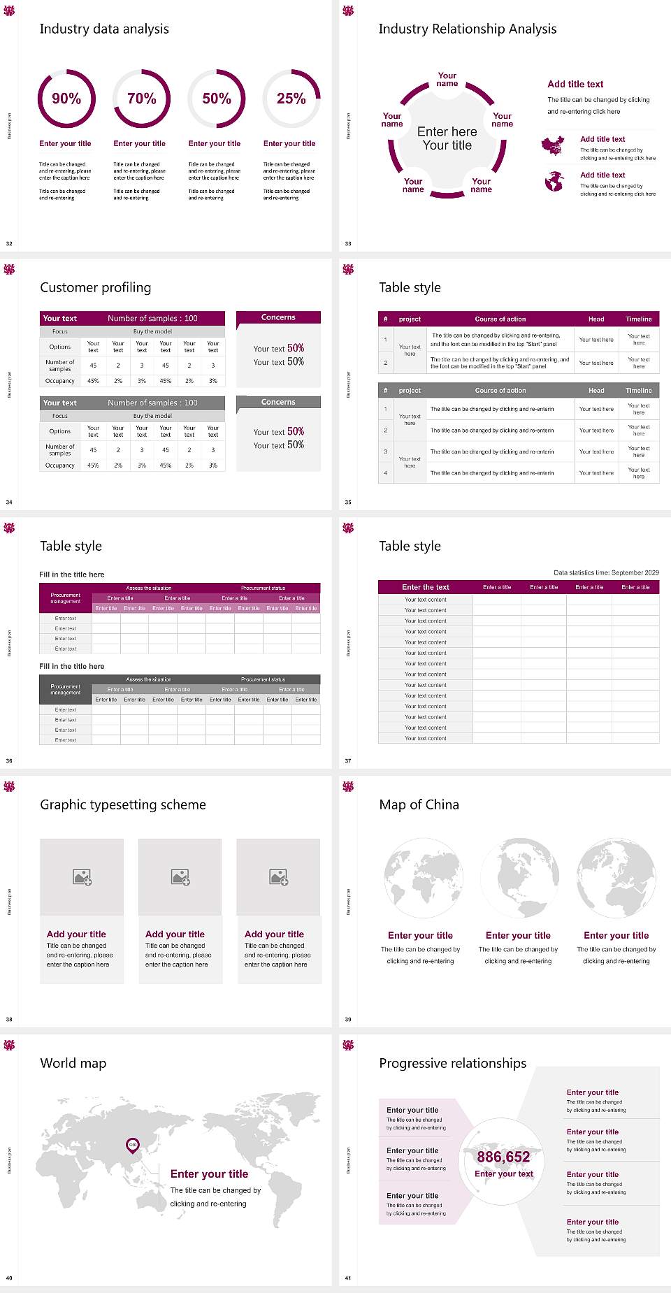 Seinan Jo Gakuin University Competition/Entrepreneurship Contest PPT Template4:3 ratio PPT effect preview image5