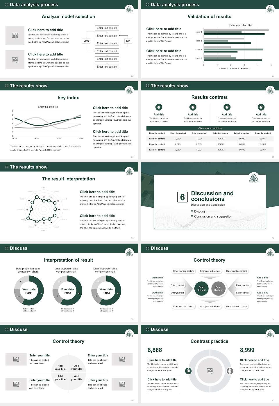 Shijonawate Gakuen University Graduation Thesis Defense PPT Template16:9 ratio PPT effect preview image5