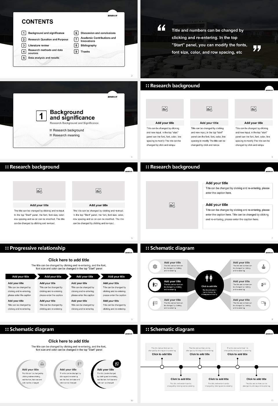 Seian University of Art And Design Graduation Thesis Defense PPT Template16:9 ratio PPT effect preview image2