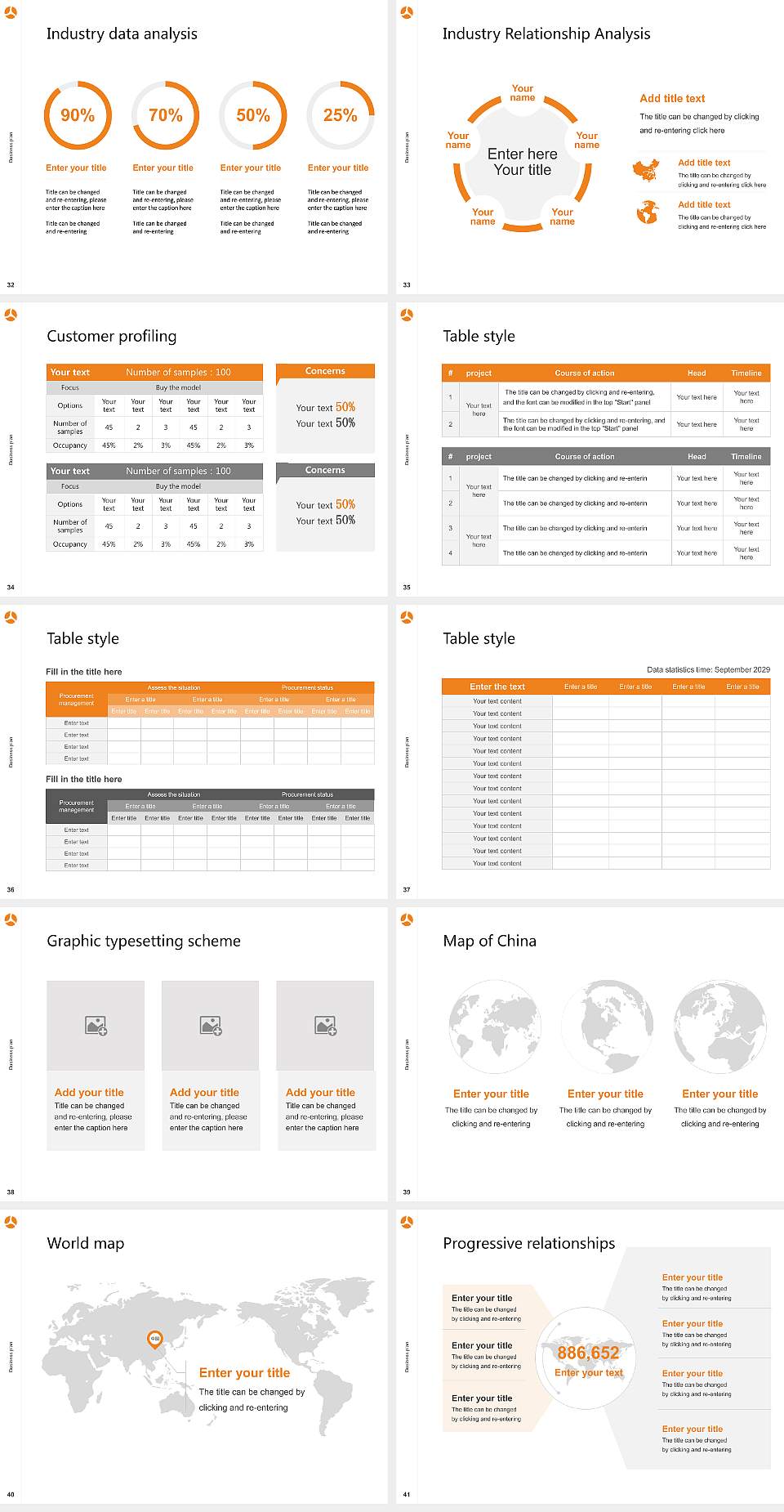 Shiseikan University Competition/Entrepreneurship Contest PPT Template4:3 ratio PPT effect preview image5