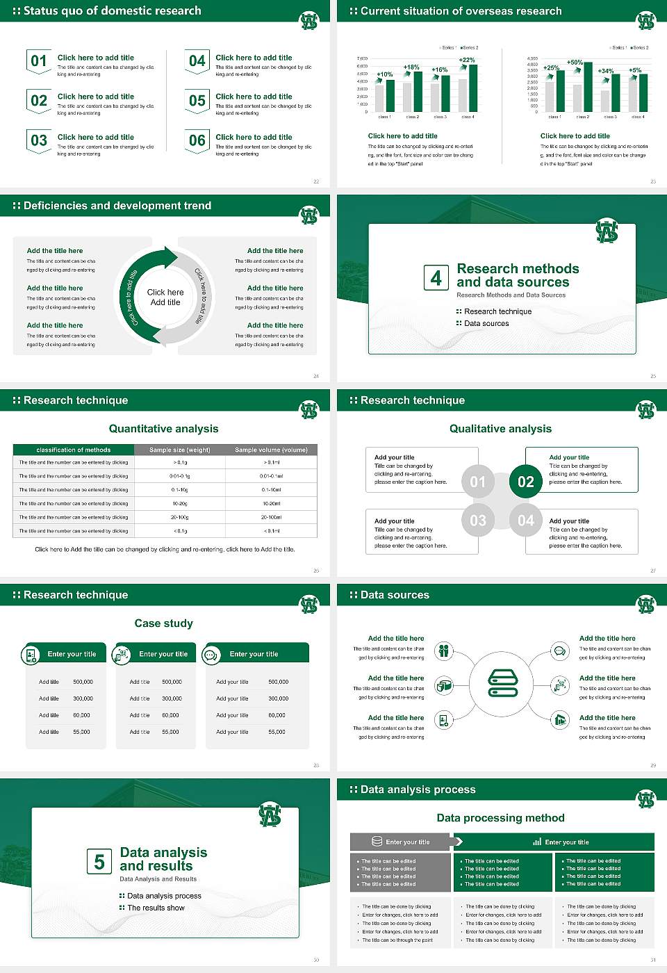 Seinan Gakuin University Graduation Thesis Defense PPT Template16:9 ratio PPT effect preview image4