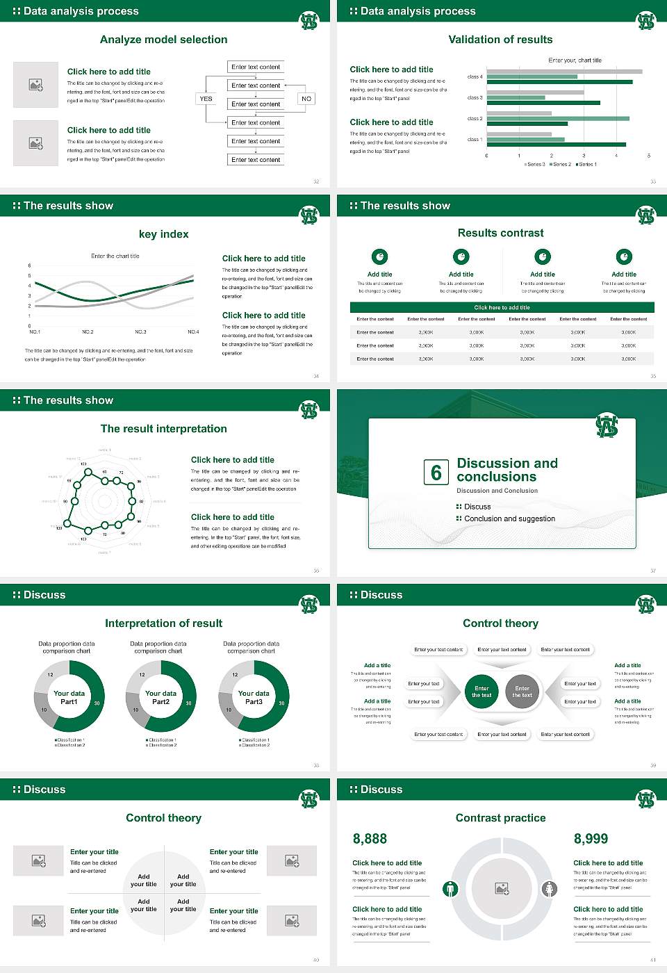Seinan Gakuin University Graduation Thesis Defense PPT Template16:9 ratio PPT effect preview image5