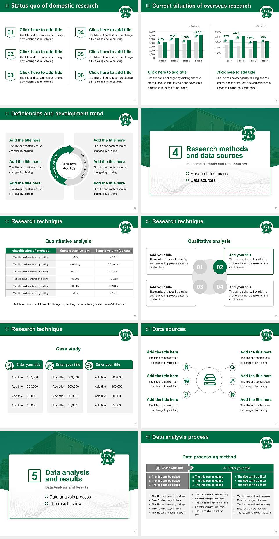 Seinan Gakuin University Graduation Thesis Defense PPT Template4:3 ratio PPT effect preview image4