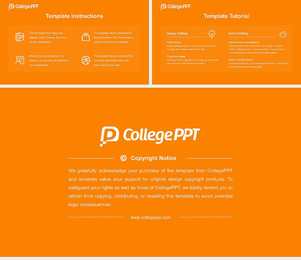 Sanyo-Onoda City University Course/Courseware Creation PPT Template16:9 ratio PPT effect preview image5