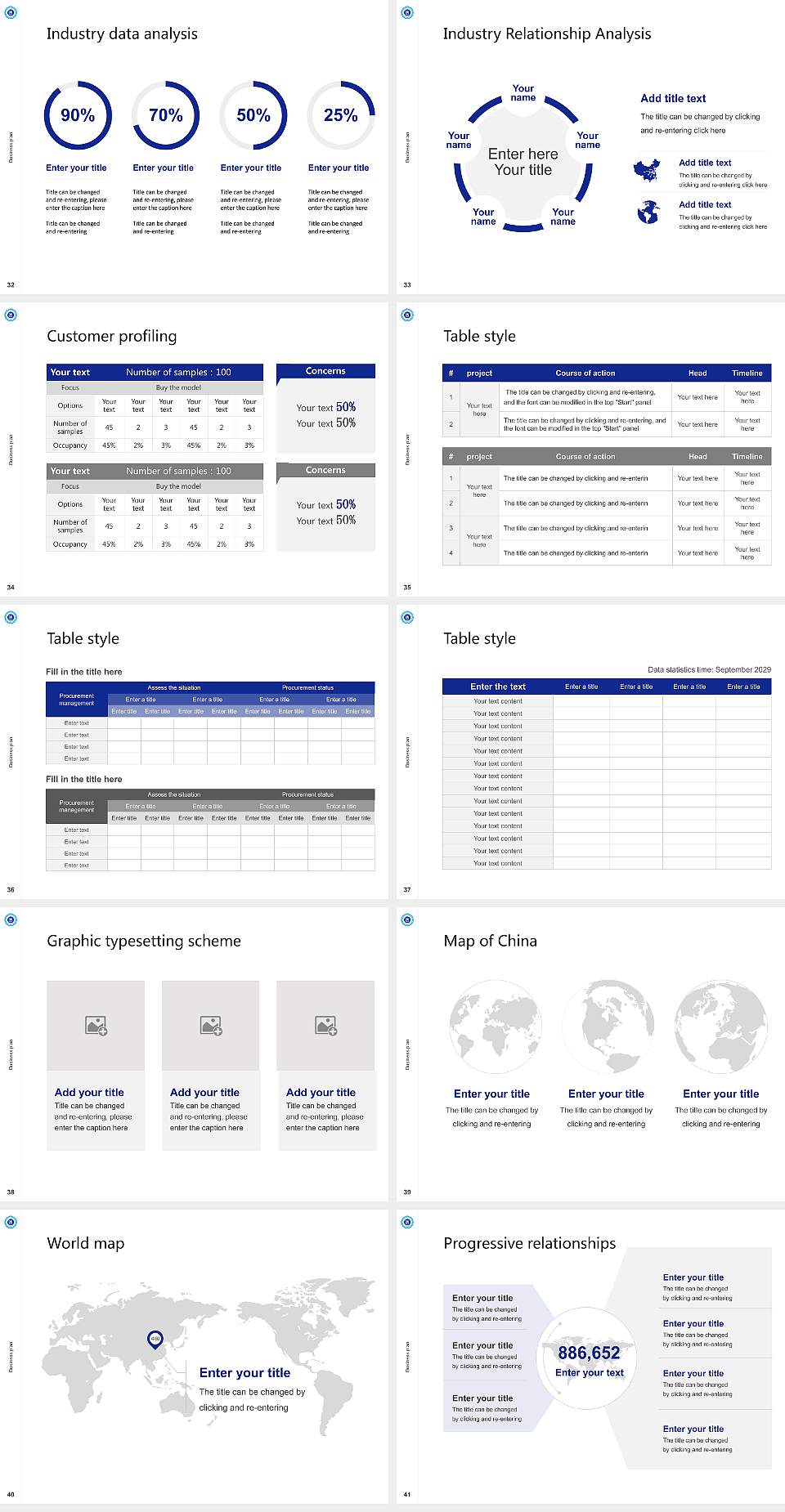Shiga University of Medical Science Competition/Entrepreneurship Contest PPT Template4:3 ratio PPT effect preview image5
