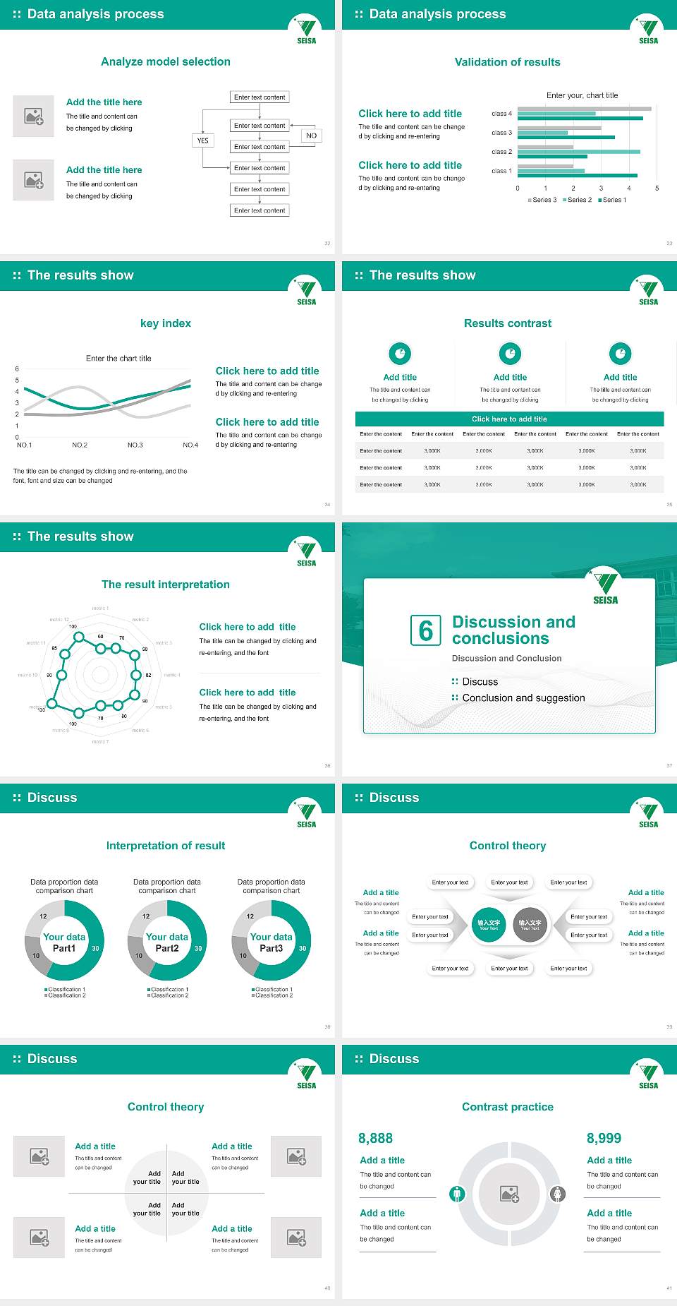 Seisa University Graduation Thesis Defense PPT Template4:3 ratio PPT effect preview image5