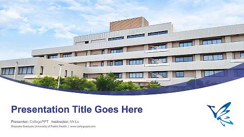 Shizuoka Graduate University of Public Health Course/Courseware Creation PPT Template
