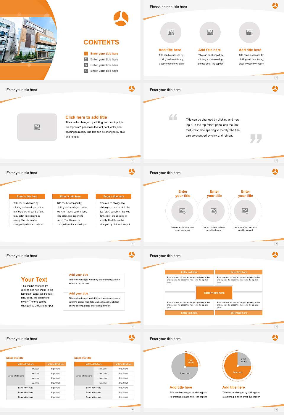 Shiseikan University Course/Courseware Creation PPT Template16:9 ratio PPT effect preview image2
