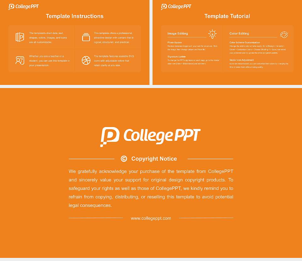 Shiseikan University Course/Courseware Creation PPT Template16:9 ratio PPT effect preview image5