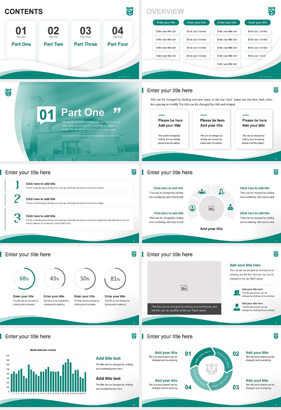 Seigakuin University Lecture Sharing and Networking Event PPT Template16:9 ratio PPT effect preview image2