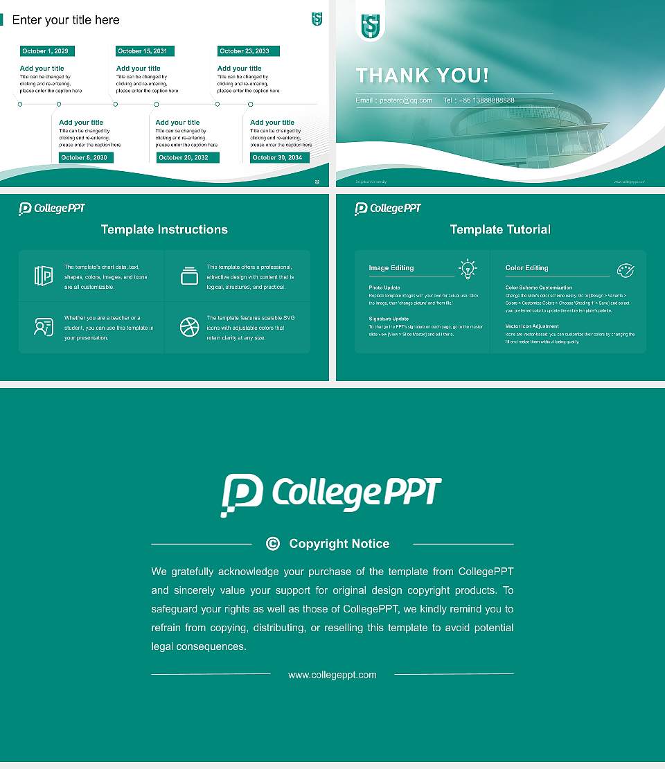 Seigakuin University Lecture Sharing and Networking Event PPT Template16:9 ratio PPT effect preview image4