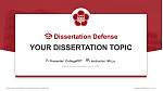 Shibata Gakuen University Graduation Thesis Defense PPT Template