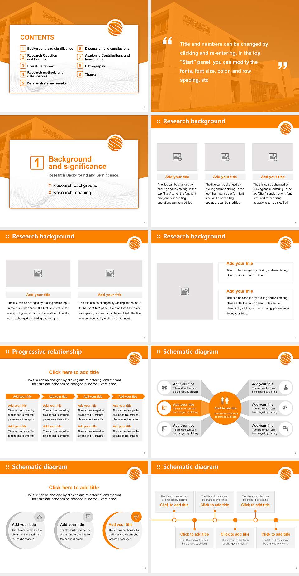 Sanyo-Onoda City University Graduation Thesis Defense PPT Template4:3 ratio PPT effect preview image2