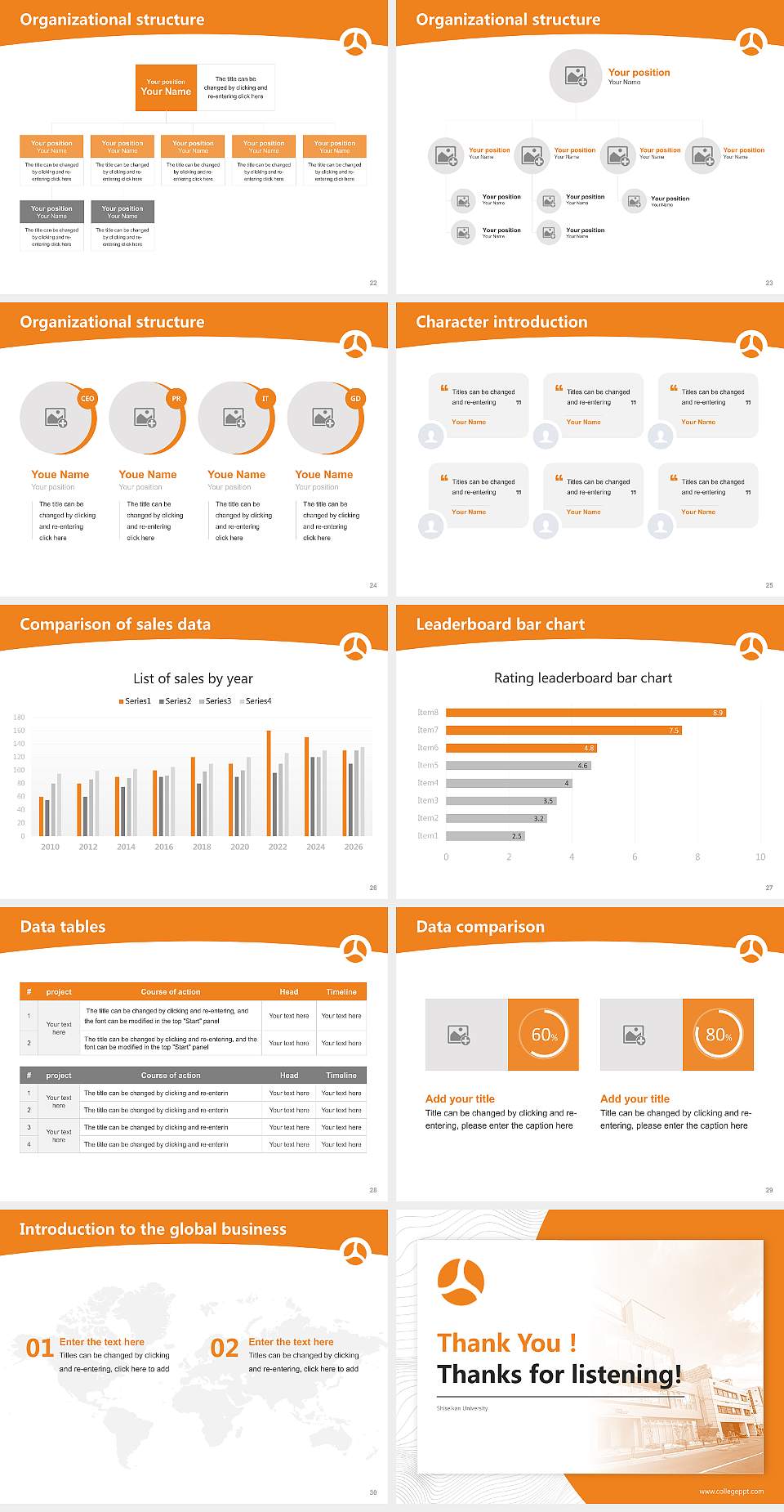 Shiseikan University Academic Presentation/Research Findings Report PPT Template4:3 ratio PPT effect preview image4