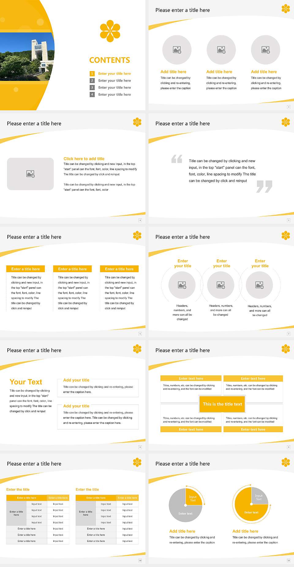Sapporo City University Course/Courseware Creation PPT Template4:3 ratio PPT effect preview image2