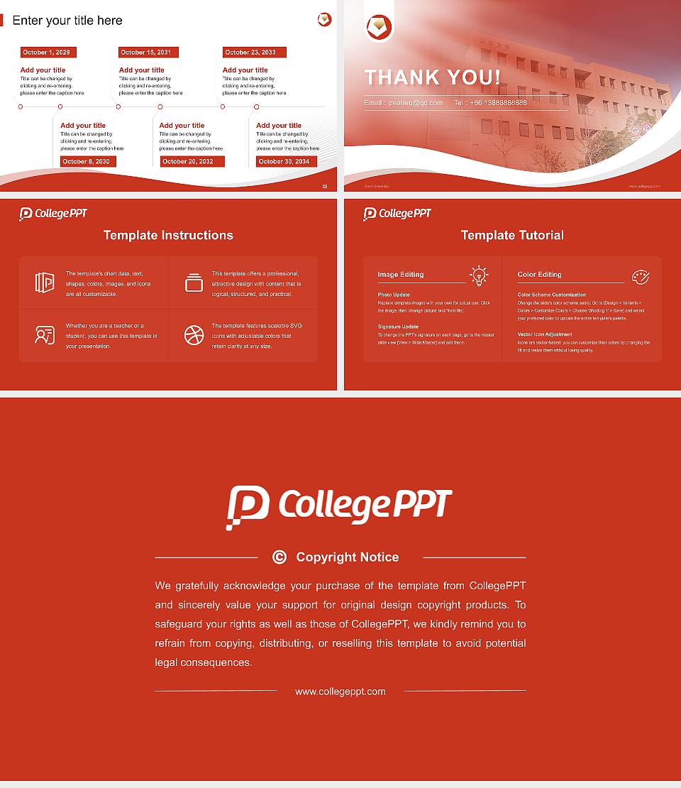 Otani University Lecture Sharing and Networking Event PPT Template16:9 ratio PPT effect preview image4