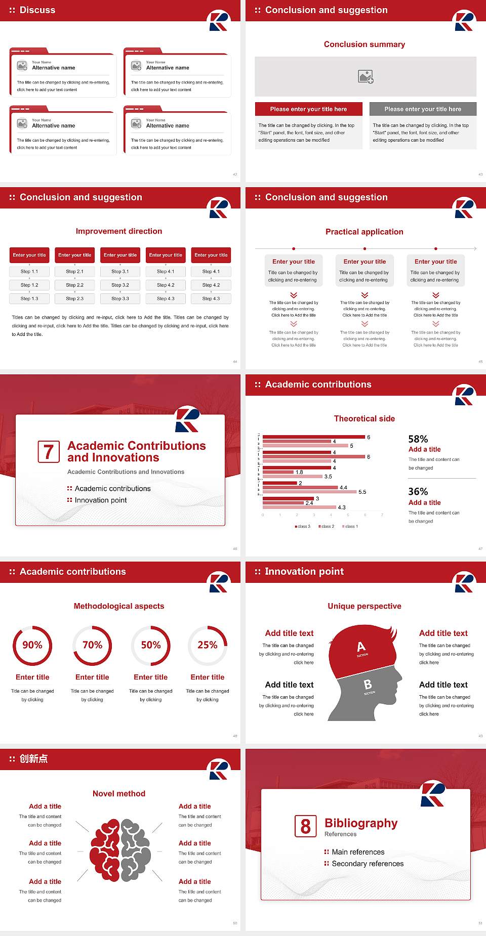 Ryutsu Keizai University Graduation Thesis Defense PPT Template4:3 ratio PPT effect preview image6