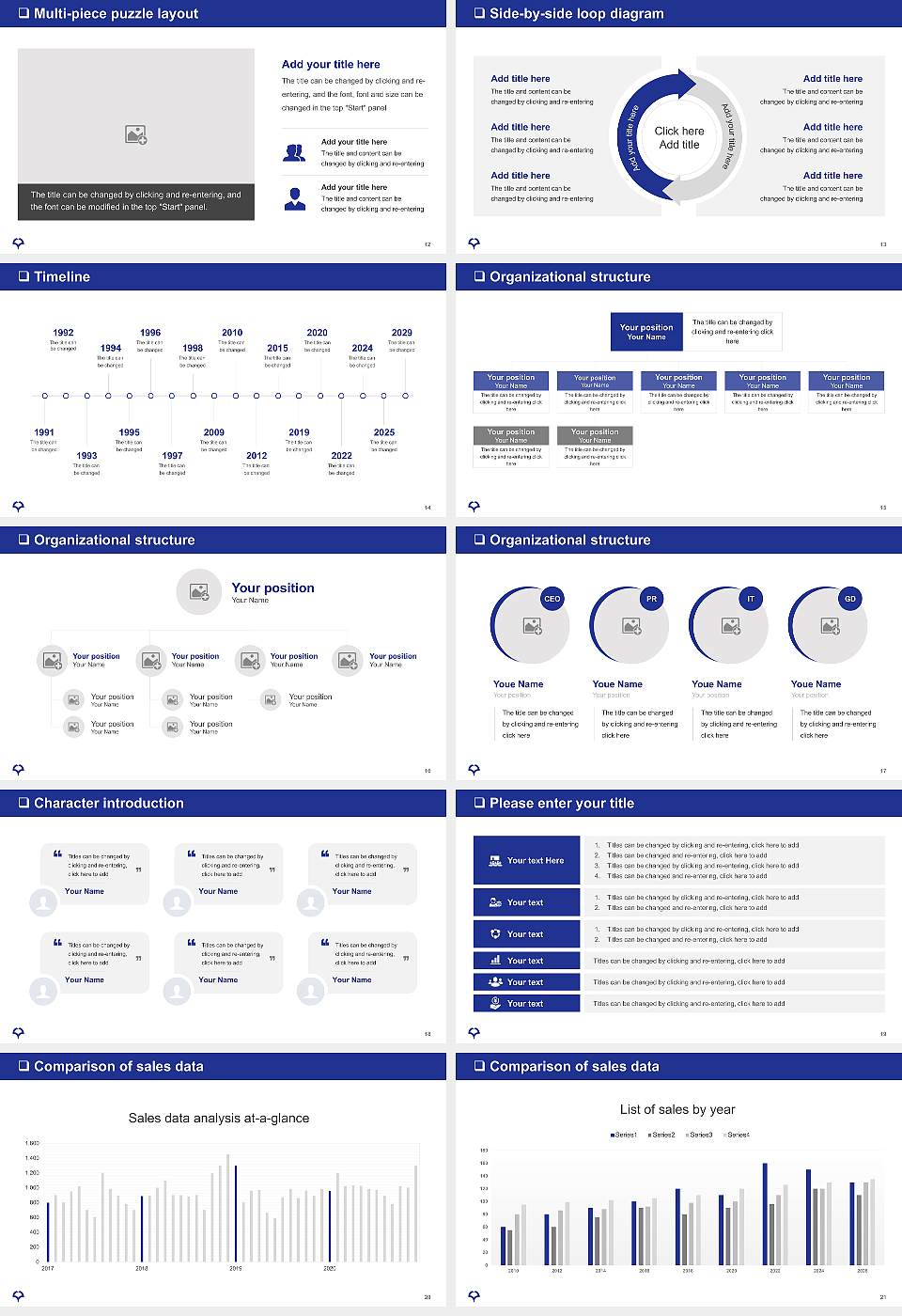 Osaka University General PPT Template16:9 ratio PPT effect preview image3