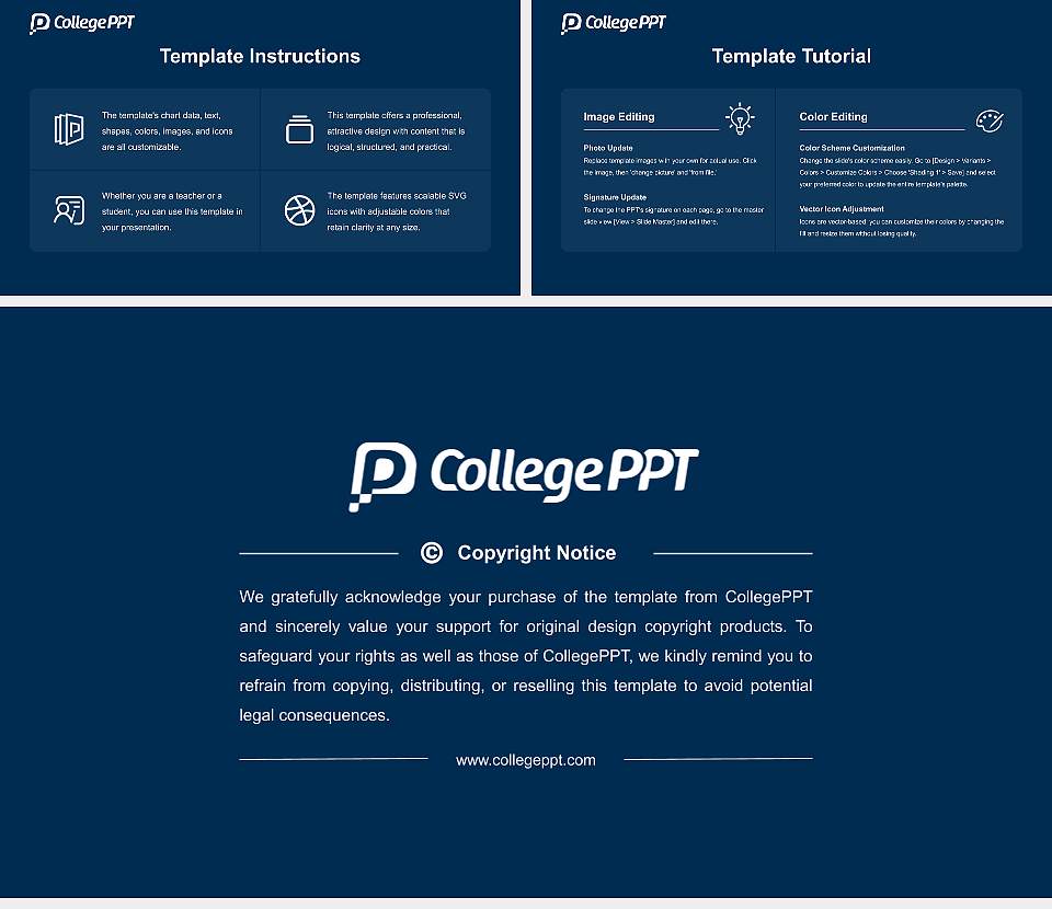Osaka University of Human Sciences Course/Courseware Creation PPT Template16:9 ratio PPT effect preview image5