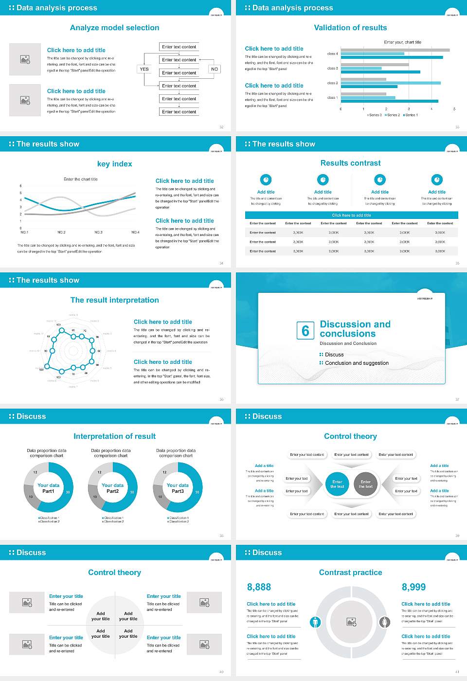 Osaka Yukioka College of Health Science Graduation Thesis Defense PPT Template16:9 ratio PPT effect preview image5