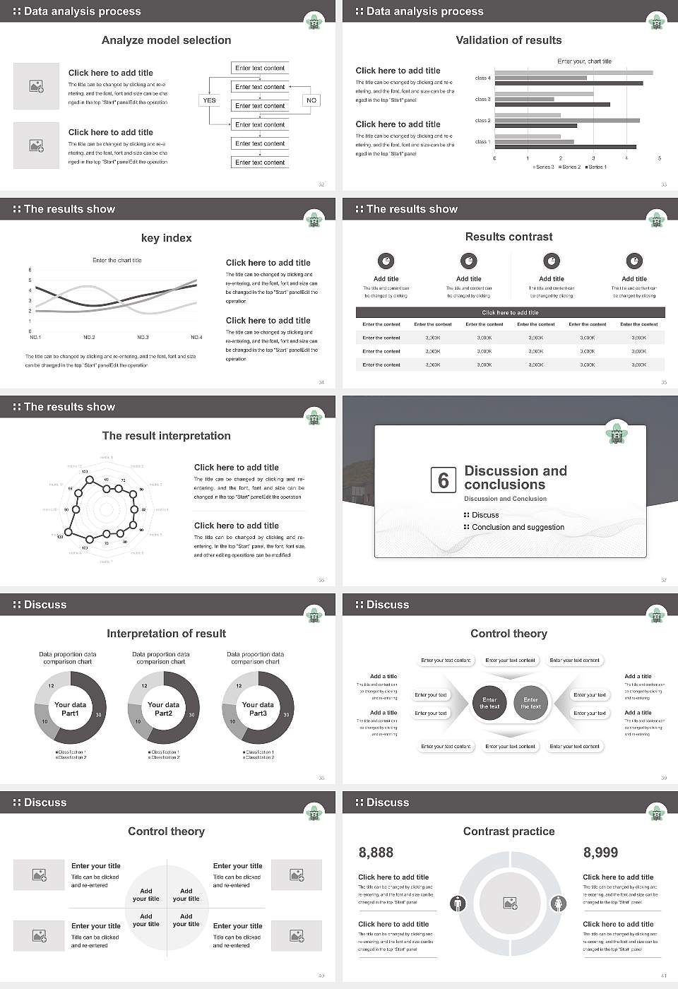 Onomichi City University Graduation Thesis Defense PPT Template16:9 ratio PPT effect preview image5