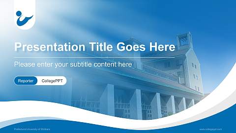 Prefectural University of Shōbara Lecture Sharing and Networking Event PPT Template
