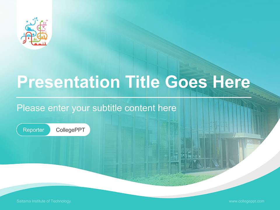 Saitama Institute of Technology Lecture Sharing and Networking Event PPT Template4:3 ratio PPT effect preview image4