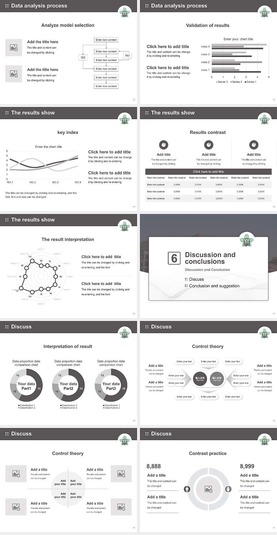 Onomichi City University Graduation Thesis Defense PPT Template4:3 ratio PPT effect preview image5