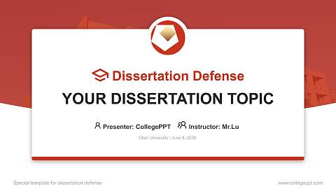 Otani University Graduation Thesis Defense PPT Template
