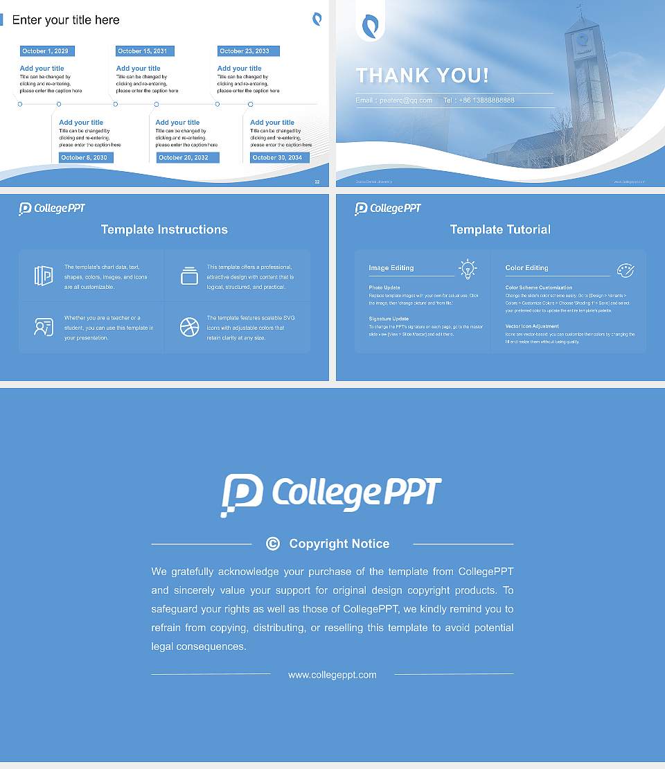 Osaka Dental University Lecture Sharing and Networking Event PPT Template16:9 ratio PPT effect preview image4