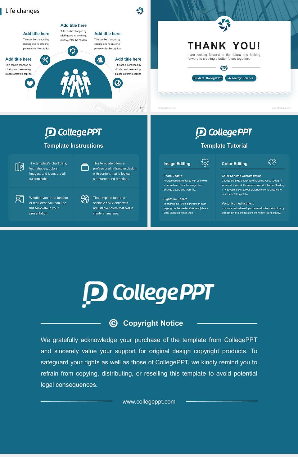 Okinawa University National Scholarship Defense PPT Template4:3 ratio PPT effect preview image4