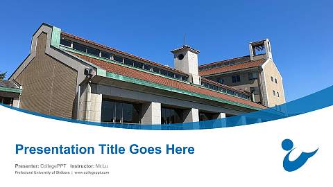 Prefectural University of Shōbara Course/Courseware Creation PPT Template