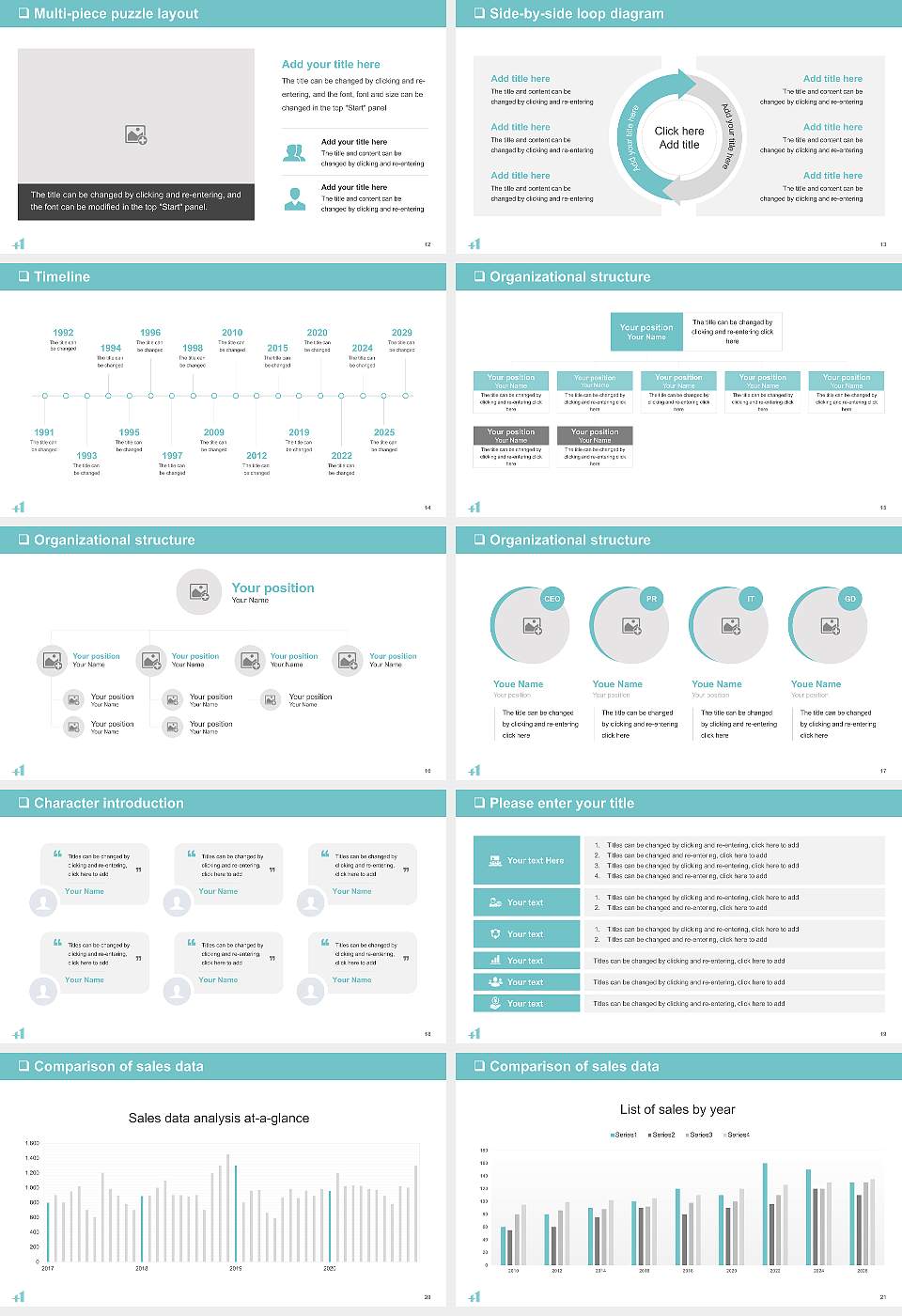 Osaka Health Science University General PPT Template16:9 ratio PPT effect preview image3