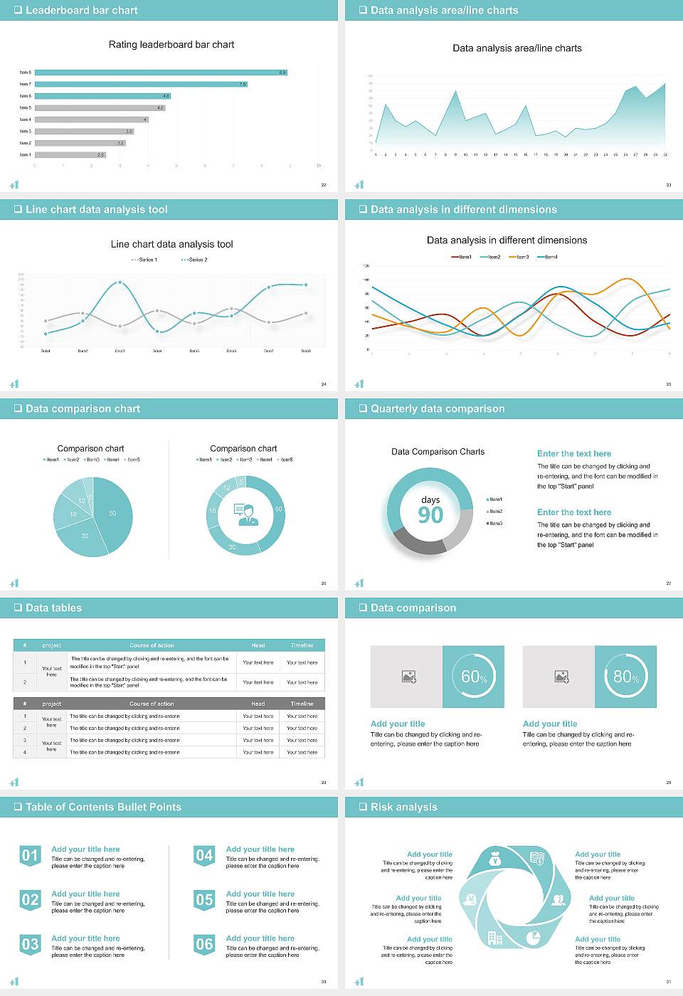 Osaka Health Science University General PPT Template16:9 ratio PPT effect preview image4