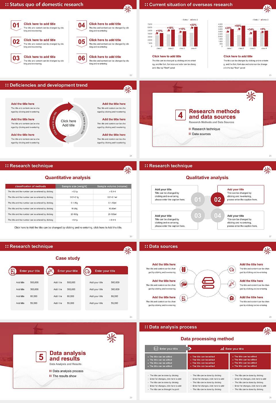 Osaka Ohtani University Graduation Thesis Defense PPT Template16:9 ratio PPT effect preview image4